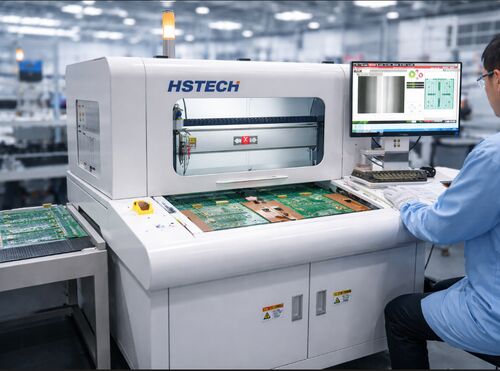 সম্পর্কে সর্বশেষ কোম্পানি খবর উচ্চ নির্ভুলতা পিসিবি রাউটার মেশিন: আধুনিক এসএমটি প্রোডাকশন লাইনে পিসিবি ডিপ্যানেলিং দক্ষতা উন্নত করা