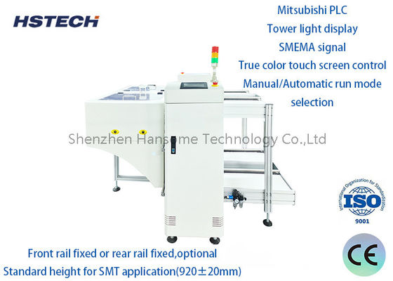 ভালো দাম পেশাদার ডুয়াল রেল ডিজাইন পিসিবি আনলোডার, টাওয়ার লাইট ডিসপ্লে এবং এসএমটি প্রোডাকশনের জন্য প্যানাসনিক পিএলসি সহ অনলাইন