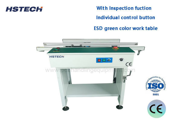 ভালো দাম LED বোতাম ম্যানুয়াল হ্যান্ড ক্র্যাঙ্ক প্রস্থ সমন্বয় ESD বেল্ট PCB পরিবহন কনভেয়র অনলাইন