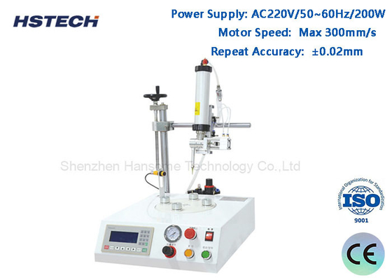 ভালো দাম 4 রোটারি ওয়ার্কিং স্টেশন টেক্সট স্ক্রিন স্বয়ংক্রিয় LED বাল্ব আঠালো বিতরণকারী অনলাইন