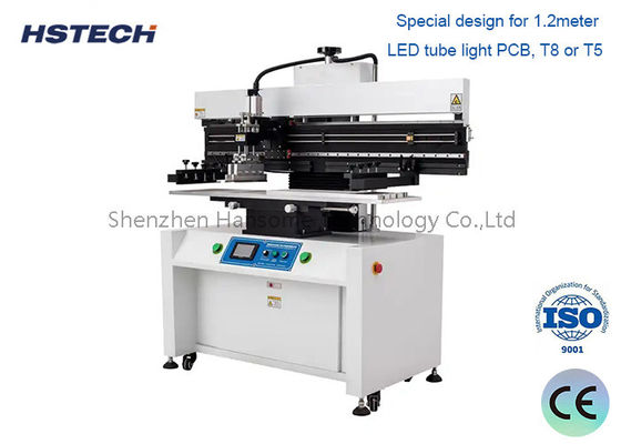 ভালো দাম ১.২ মিটার এলইডি টিউব পিসিবি জন্য সেমি-অটোমেটিক সোল্ডার পেস্ট প্রিন্টিং মেশিন অনলাইন
