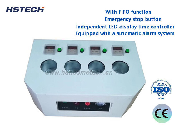 ভালো দাম LED ডিসপ্লে টাইম কন্ট্রোলার এবং FIFO ফাংশন সহ নতুন সোল্ডার পেস্ট ডিগলিং মেশিন অনলাইন