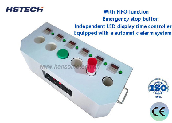 ভালো দাম LED ডিসপ্লে টাইম কন্ট্রোলার এবং FIFO ফাংশন সহ নতুন 6 ওয়ার্কিং ট্যাঙ্ক সোল্ডার পেস্ট ডিগলিং মেশিন অনলাইন
