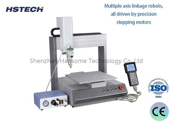 ভালো দাম স্বয়ংক্রিয় পরিষ্কারের ফাংশন সহ 4Axis ওয়ার্কিং টেবিলটপ সোল্ডারিং মেশিন অনলাইন