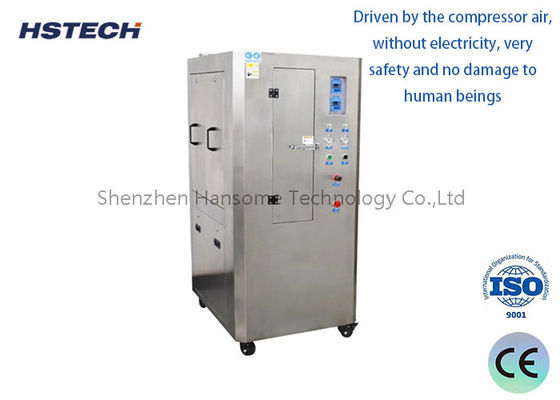 ভালো দাম শুকানোর ফাংশন এবং 360 ডিগ্রি ঘূর্ণন স্প্রে বার সহ নিউম্যাটিক এসএমটি স্টেনসিল ক্লিনার অনলাইন