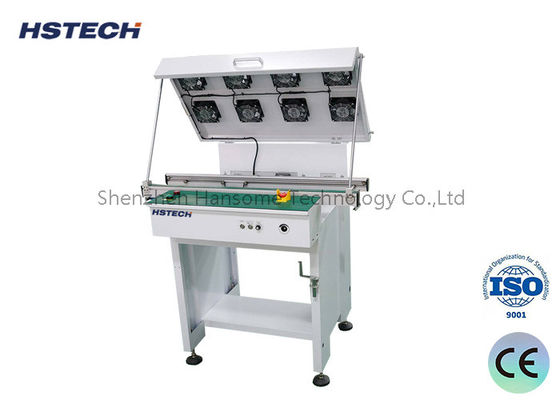 ভালো দাম মসৃণ পরিবহন ফ্যান টাওয়ার লাইট এবং অ্যান্টি স্ট্যাটিক ফ্ল্যাট বেল্ট সহ এসএমটি কুলিং কনভেয়র অনলাইন