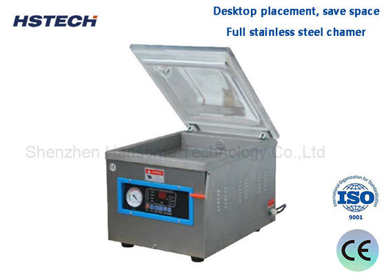 ভালো দাম সম্পূর্ণ স্টেইনলেস স্টীল চেমার ডেস্কটপ স্থানান্তর ট্রান্সপ্রেন্ট কভার ভ্যাকুয়াম প্যাকিং মেশিন অনলাইন