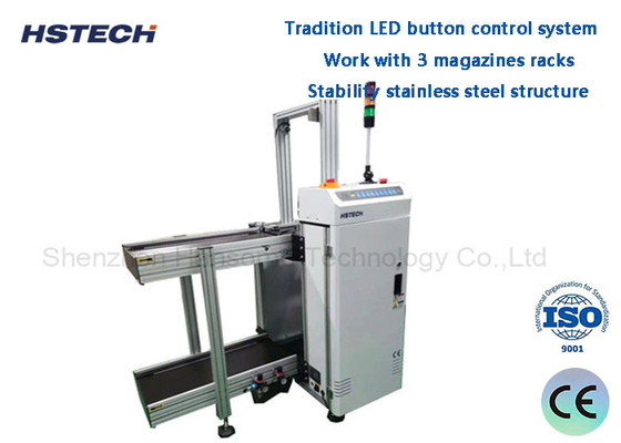 ভালো দাম অ্যালুমিনিয়াম প্রোফাইল কপি Nutek 6bar 20M/min SMT লাইন ম্যাগাজিন লোডার অনলাইন