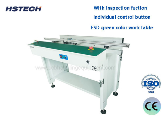 ভালো দাম অসুস্থ সেন্সর 1500mm দৈর্ঘ্য ESD বেল্ট PCB লিঙ্কিং কনভেয়র সঙ্গে পরিদর্শন ফাংশন স্বতন্ত্র নিয়ন্ত্রণ বোতাম অনলাইন