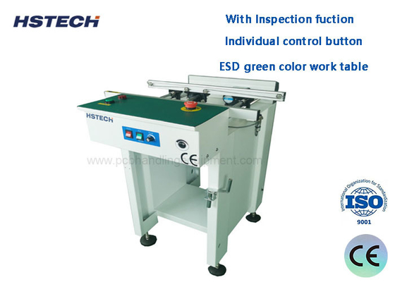 ভালো দাম সিই তালিকাভুক্ত 330mm 390mm প্রস্থ PCB 600mm দৈর্ঘ্য ESD বেল্ট PCB হ্যান্ডলিং কনভেয়র অনলাইন