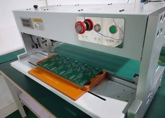 ভালো দাম 500-800μM পিসিবি ডিপ্যানেলিং সরঞ্জাম কম শক্তি স্ট্রেস চলমান বৃত্তাকার ব্লেড এসি 110/220V অনলাইন