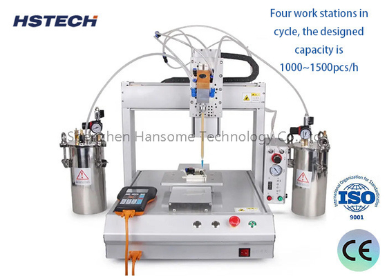 ভালো দাম এলইডি বাল্ব গ্লু ডিসপেনসার w/ Z-Axis অ্যাডজাস্টমেন্ট & টেক্সট প্রোগ্রামিং অনলাইন