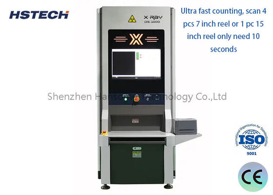 অফলাইনে অর্ধ-স্বয়ংক্রিয় এসএমডি উপাদান কাউন্টার টেপ রিলের জন্য এক্স-রে টিউব স্ক্যান সহ