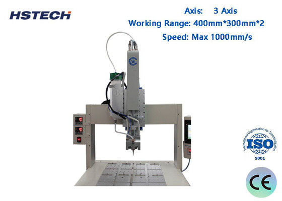 স্টেইনলেস স্টীল মেশিন বডি পিসি নিয়ন্ত্রণ 3 অক্ষ ভিজ্যুয়াল বিতরণ মেশিন HS-VD331