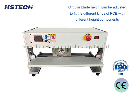 ভালো দাম 300mm/s বিভাজক গতি 5-360mm কাটা দৈর্ঘ্য সঙ্গে V- কাটা PCB কাটার মেশিন অনলাইন