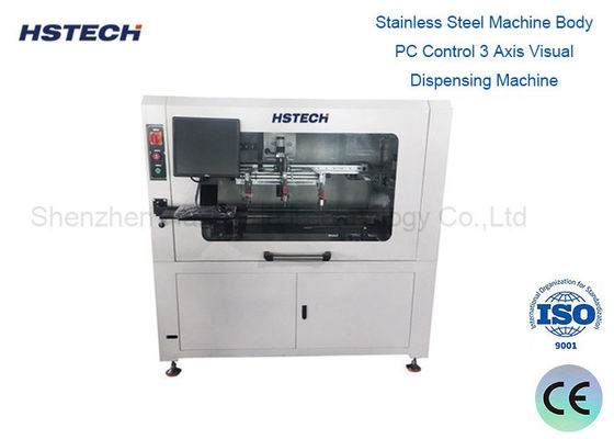 High Precision Stainless Steel Body 3 Axis ভিজ্যুয়াল গ্লু ডিসপেনসিং মেশিন