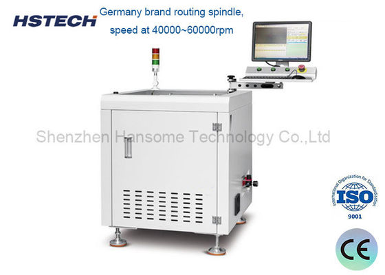 ক্ষুদ্র আকারের উৎপাদনের জন্য অফলাইনে স্বয়ংক্রিয় পৃথকীকরণে মিনি পিসিবিএ রাউটার মেশিন