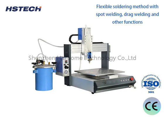 ডেস্কটপ মডেল স্বয়ংক্রিয় সোল্ডারিং মেশিন সঙ্গে হ্যান্ডহেল্ড এলসিডি শিক্ষণ দুল