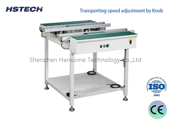 ভালো দাম অ্যালুমিনিয়াম খাদ LED বোতাম নিয়ন্ত্রণ SMT কনভেয়র PCB হ্যান্ডলিং সরঞ্জাম দৈর্ঘ্য উপলব্ধ অনলাইন