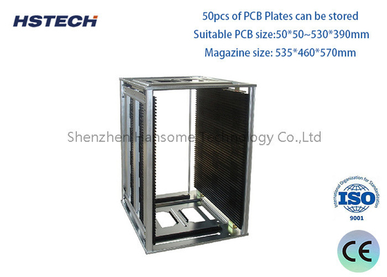 ভালো দাম অ্যান্টি-স্ট্যাটিক টেকসই ধাতু PCB স্টোরেজ ম্যাগাজিন সর্বোচ্চ 50pcs PCB সংগ্রহের জন্য অনলাইন