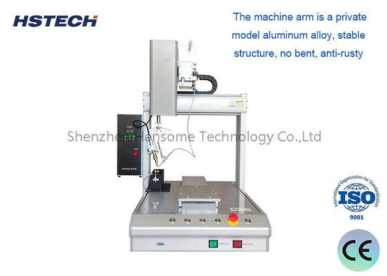 অটো ক্লিনিং এবং হাইউইন গাইড সহ উচ্চ নির্ভুলতা 4Axis স্বয়ংক্রিয় সোল্ডারিং রোবট
