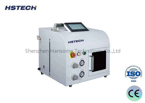 ছোট ছোট উপাদানগুলির জন্য পিএলসি টাচ স্ক্রিন সহ সবুজ রঙের এসএমটি পরিষ্কারের সরঞ্জাম