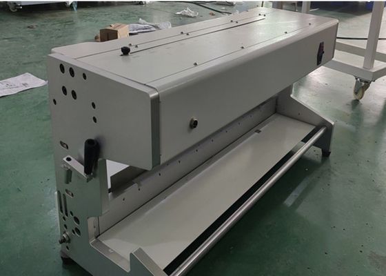 ভালো দাম 60W এসএমটি পিসিবি বোর্ড কাটার মেশিন হালকা পর্দা সহ 600 মিমি ভ্রমণ দূরত্ব অনলাইন