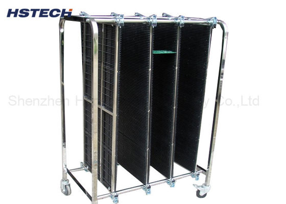 ভালো দাম সর্বোচ্চ 300pcs 4 চাকা PCB সমাবেশ লাইন জন্য PCB সঞ্চয় স্থানান্তর গাড়ী অনলাইন