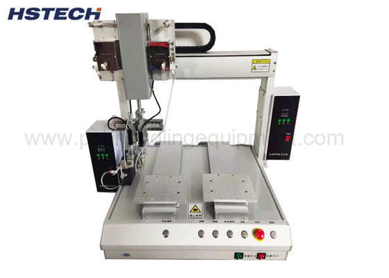 ভালো দাম ডুয়াল প্ল্যাটফর্ম RS232 300mm/S স্বয়ংক্রিয় সোল্ডার রোবট অনলাইন